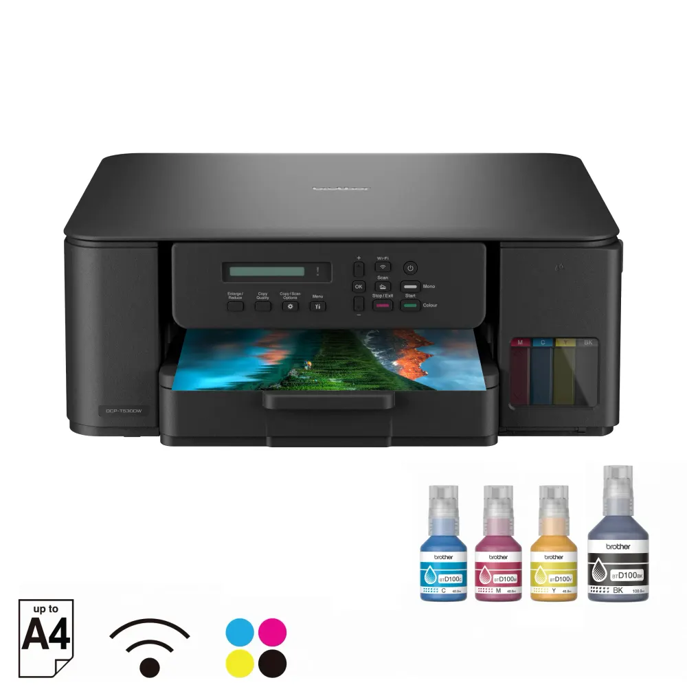 Brother DCP-T530DW All-in-One Ink Tank Printer (WiFi, Auto Duplex)