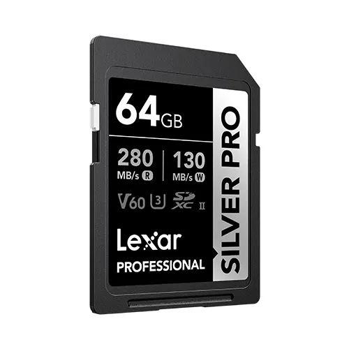 Lexar Professional SILVER PRO SDXC UHS-II Card 64GB – image 2