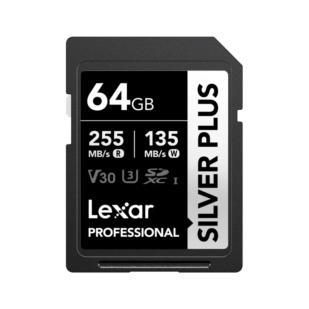 Lexar Professional SILVER PLUS SDXC UHS-I Card 64GB