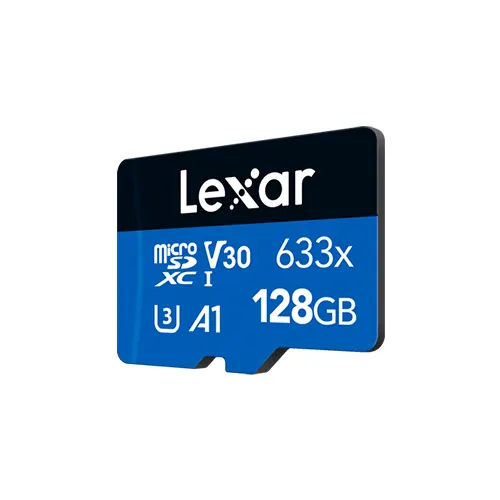 Lexar High-Performance 633x microSDHC/microSDXC UHS-I Card BLUE Series 128GB – image 2