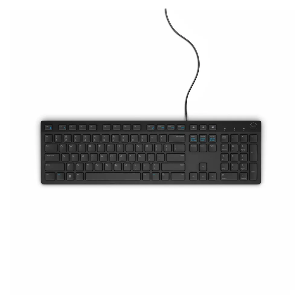 Dell Wired Keyboard - KB216 - Black