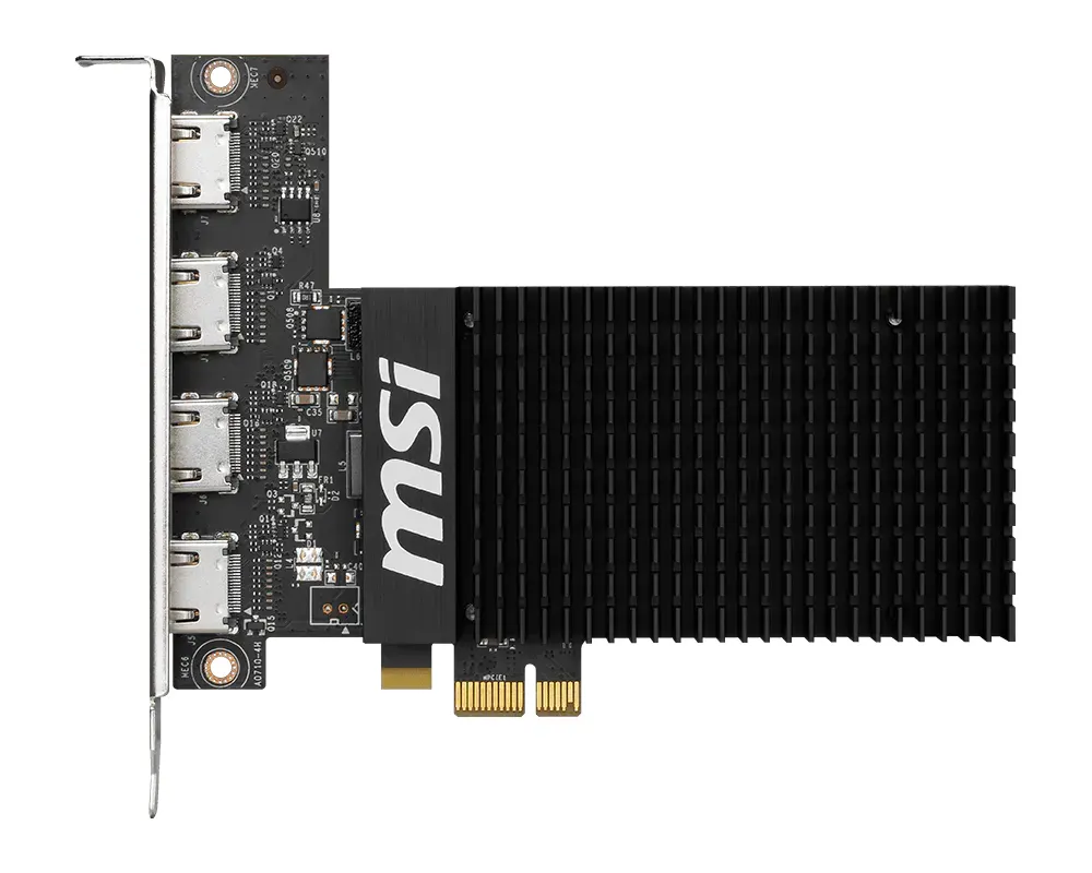 MSI GeForce GT 710 2GB DDR3 4 HDMI Graphics Card – image 2