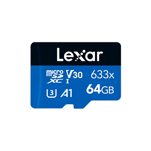 Lexar High-Performance 633x microSDHC/microSDXC UHS-I Card BLUE Series 64GB