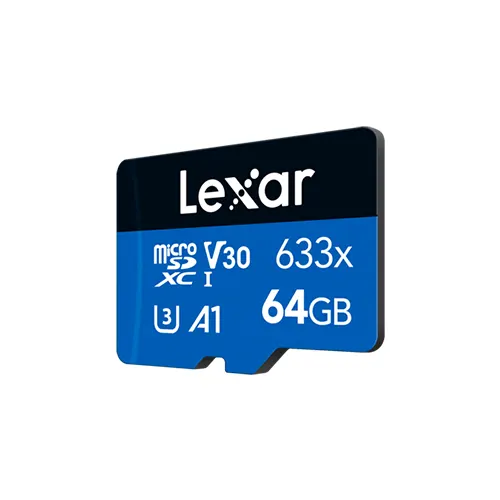 Lexar High-Performance 633x microSDHC/microSDXC UHS-I Card BLUE Series 64GB – image 2